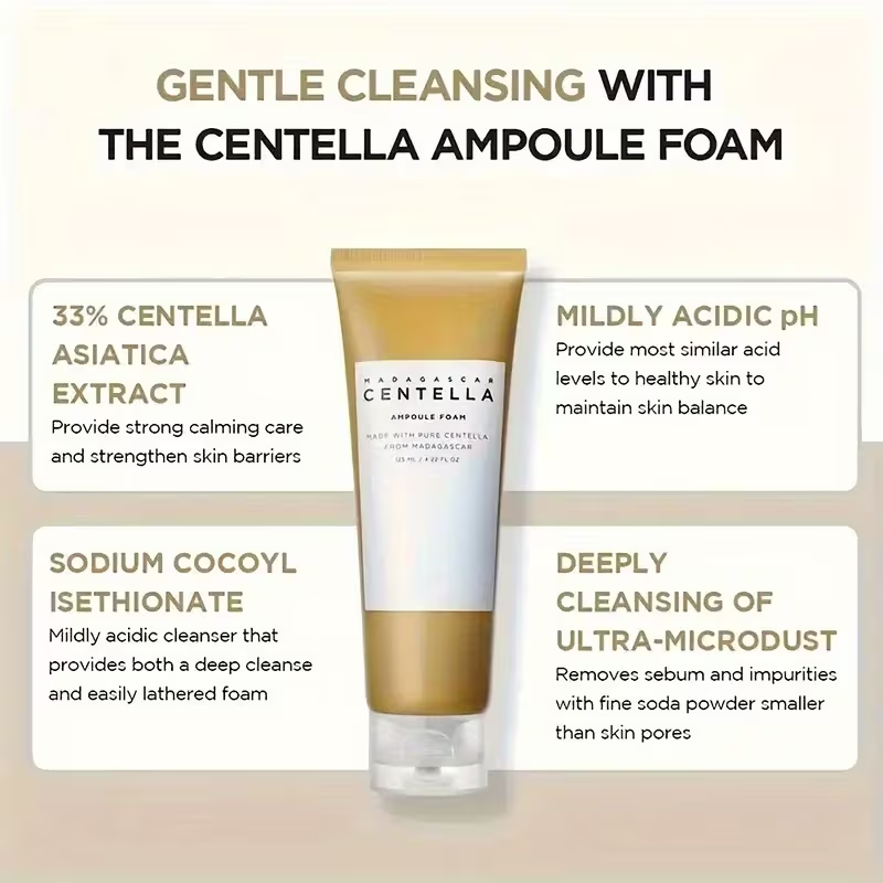 Halora Centella Ampoule Foam Cleanser